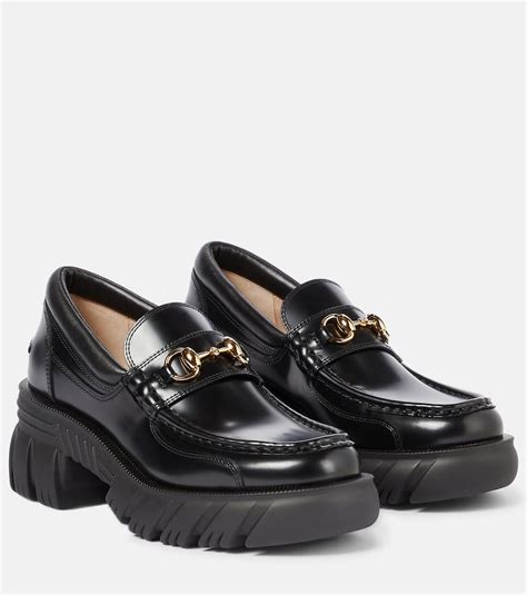 Gucci harald horsebit platform loafer